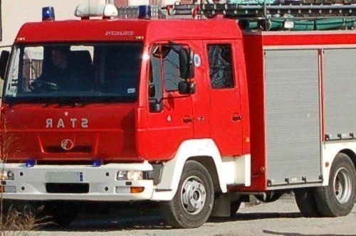 Pożar stodoły w Kochanowie