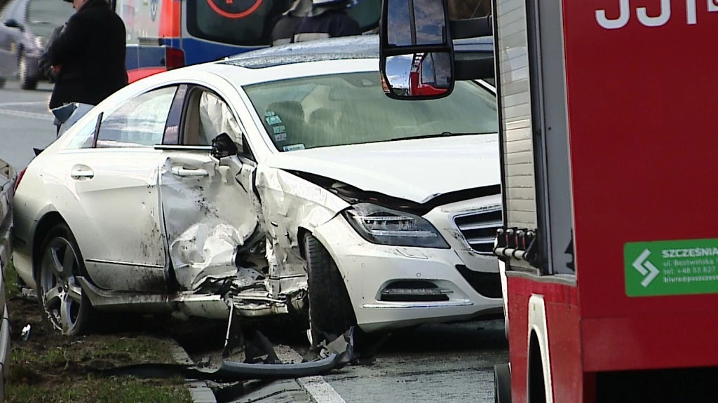 Wypadek w Gościcinie, jedna osoba ranna