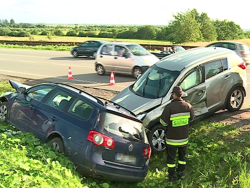 Groźny wypadek w Gnieżdżewie