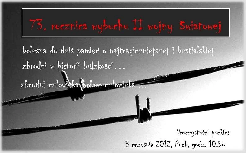 73. rocznica wybuchu II wojny światowej