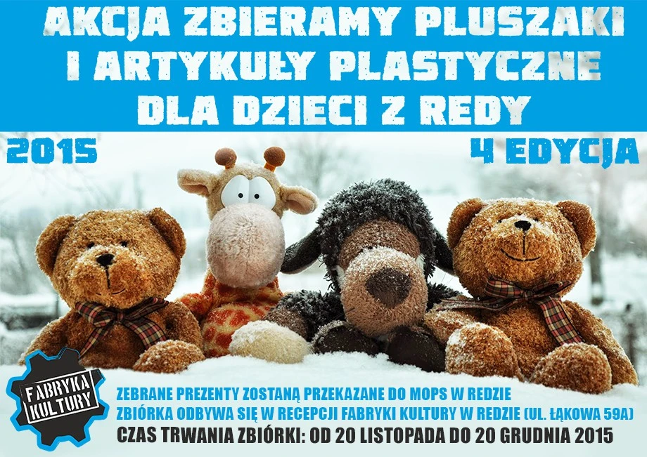 Podziel się pluszakiem! Akcja charytatywna w Redzie