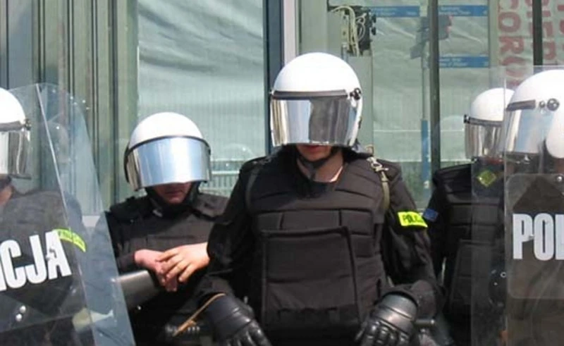 Włamywacz w rękach policji 