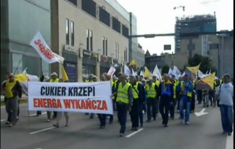Pracownicy Energi protestowali w Gdańsku