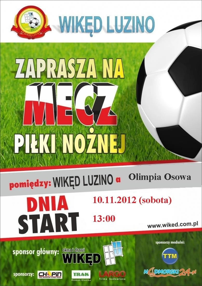 Wikęd Luzino walczy o powrót na szczyt tabeli 