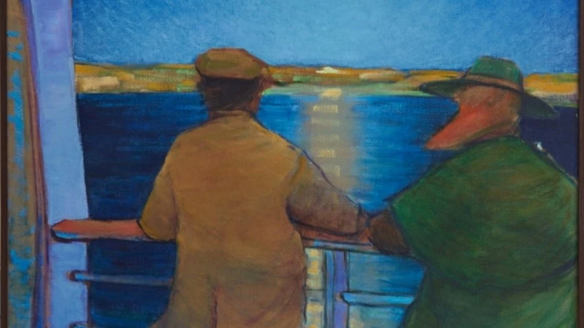 Fragment obrazu Andrzeja Umiastowskiego 