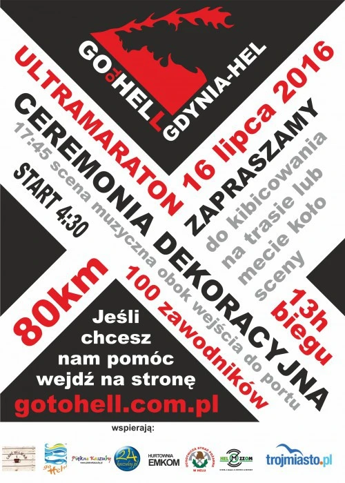 Z Gdyni do Helu, przebiegną 80 km