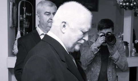 Na pierwszym planie Marek Panek/archiwum UM Wejherowo