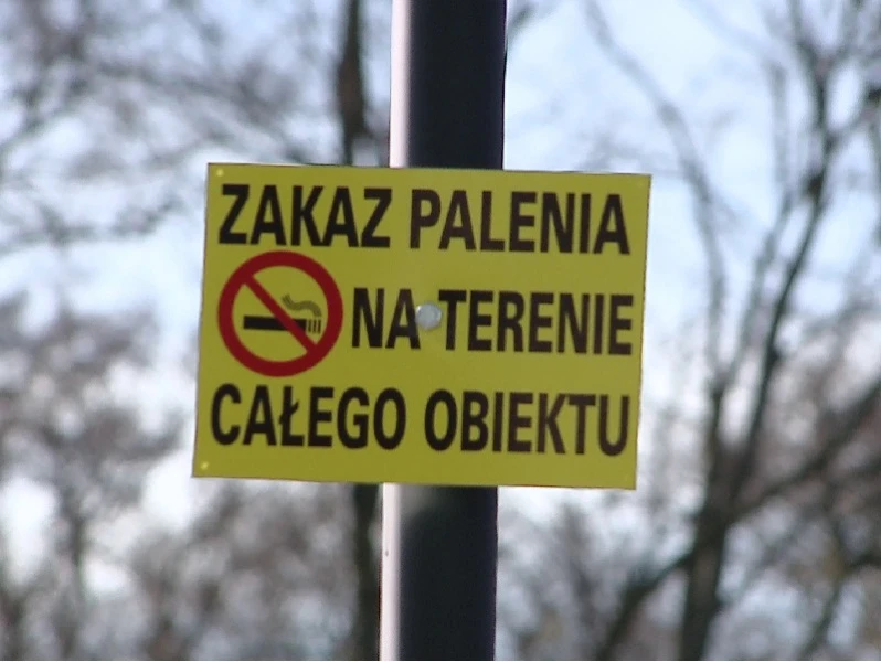 Wiosna w parku nie dla palaczy