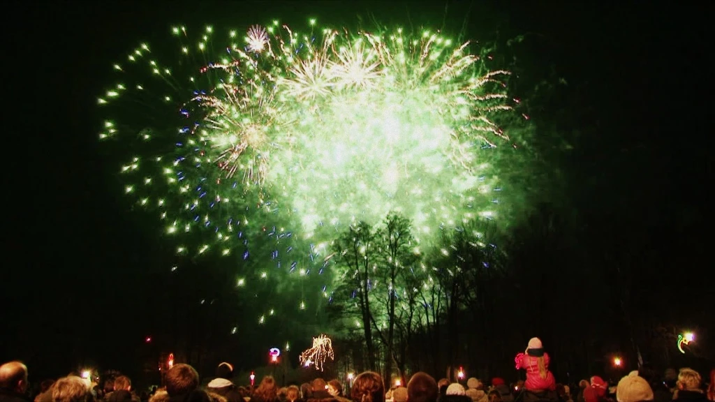 Powitali rok 2013 w wejherowskim parku