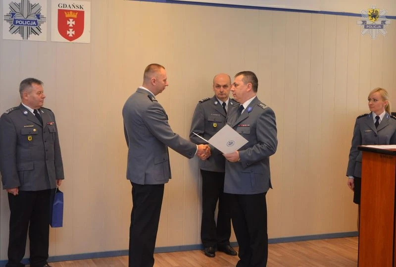 Przekazanie obowiązków Komendanta Miejskiego Policji w Gdańsku