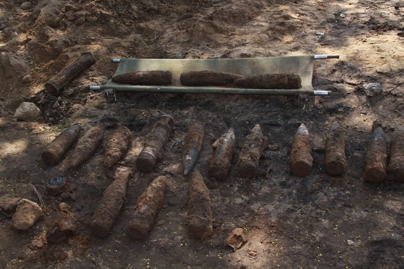 Niewybuchy podjęte przez Patrol Rozminowania 43 Batalionu Saperów MW. Foto: M. Konarski