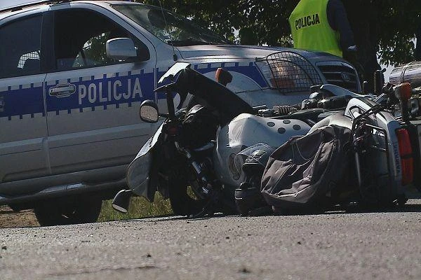 Powiat Wejherowo: Wypadek motoru i koparki