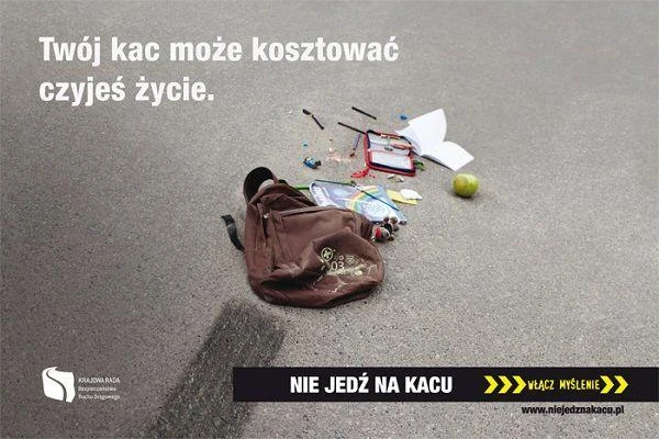 Kac również groźny na drodze