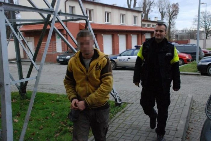 Kartoszyno (gmina Krokowa) - pościg podczas policyjnej akcji