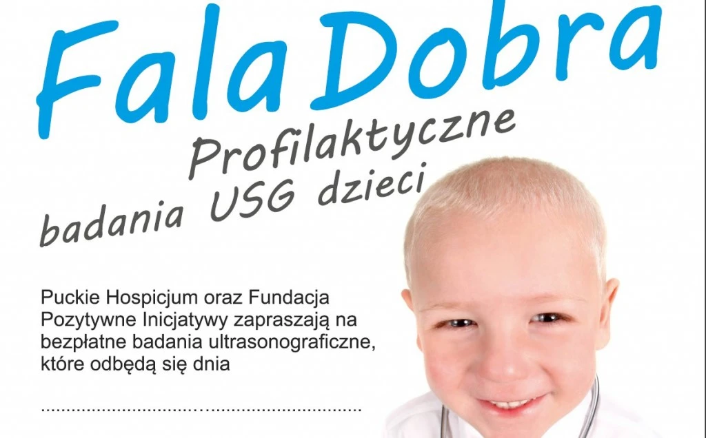 Badania USG dzieci dzięki płycie „Fala Dobra”