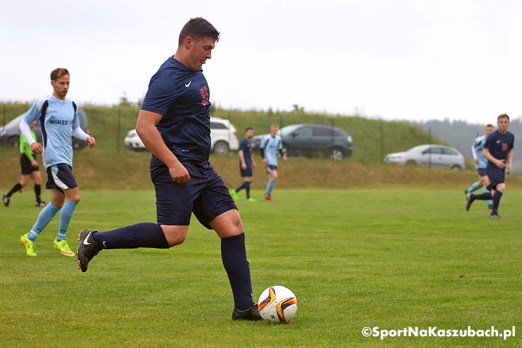 Hatrick Semaka. KS Mściszewice-Wikęd Luzino 1:6