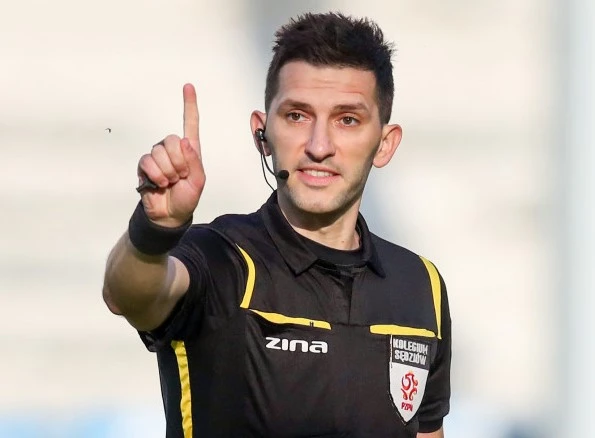 sędzia Damian Kos/fot. PZPN