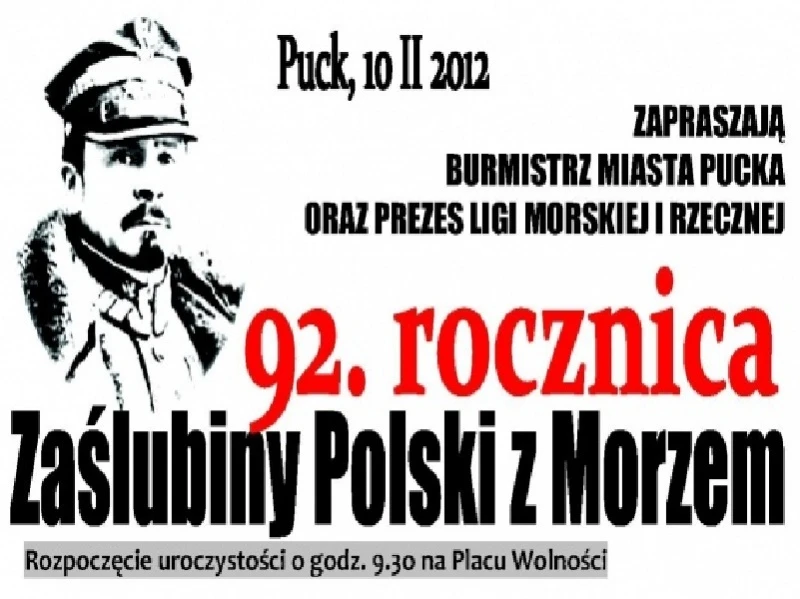 Obchody 92. rocznicy Zaślubin Polski z Morzem