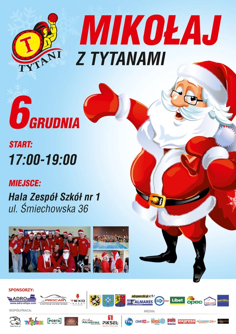 Mikołaj z Tytanami, czyli Mikołajki na sportowo