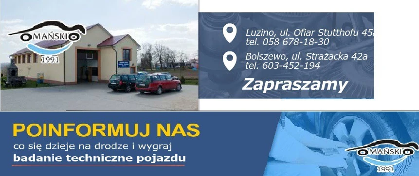KONKURS: Wygraj przegląd auta!