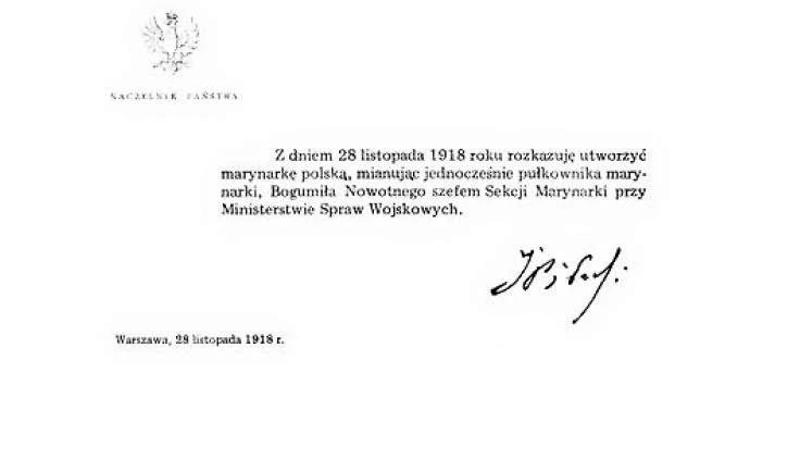 94. rocznica reaktywacji Polskiej Marynarki Wojennej