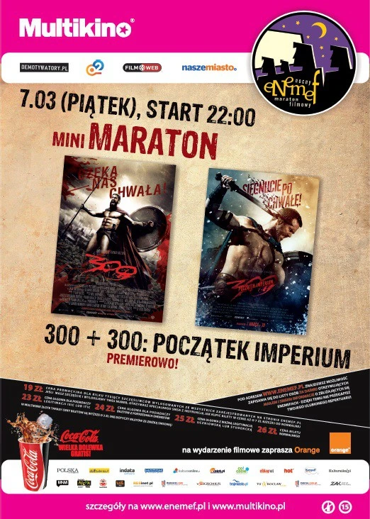 UWAGA KONKURS! Minimaraton 300 w Multikinie
