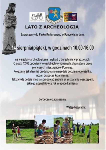 Lato z archeologią w Rzucewie