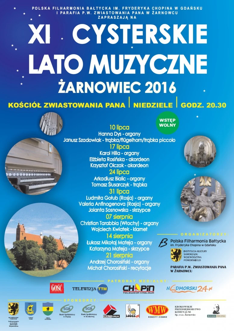 Żarnowiec: Rusza XI Cysterskie Lato Muzyczne