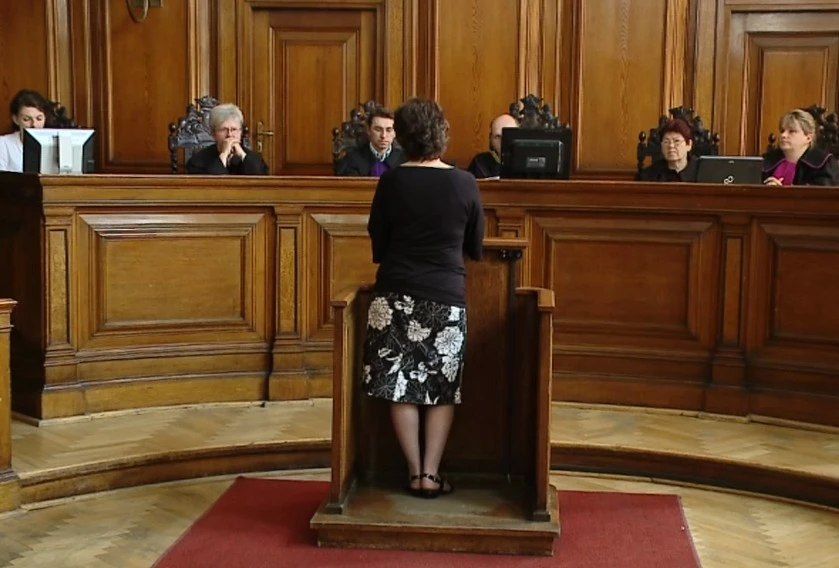 Krew była w łazience, na kafelkach....