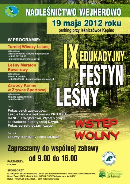 Edukacyjne, leśne zabawy w Kępinie