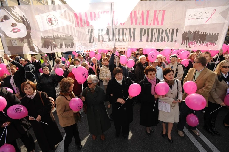 Dziś gdyński Marsz Różowej Wstążki