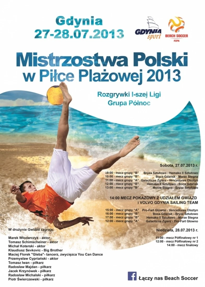 Od dziś Mistrzostwa Polski w Piłce Nożnej Plażowej