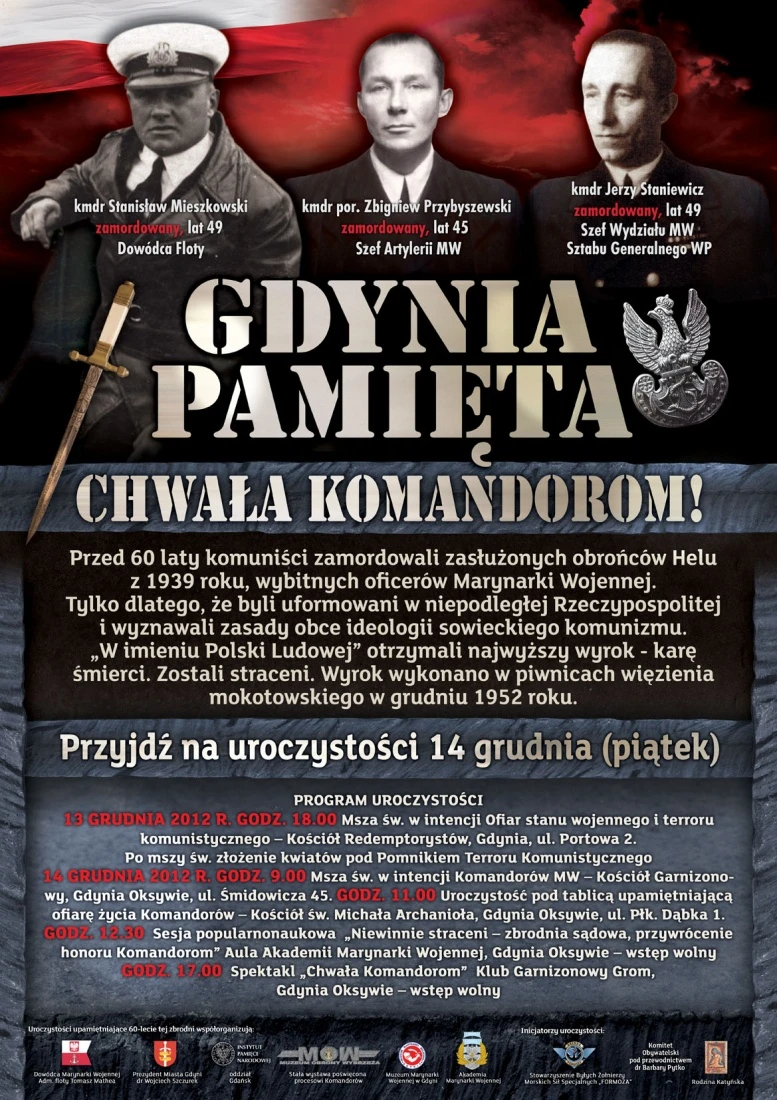 Gdyńskie obchody grudniowych rocznic
