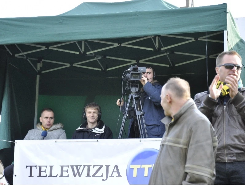 Ekipa TTM podczas realizacji meczu Gryf vs Górnik
