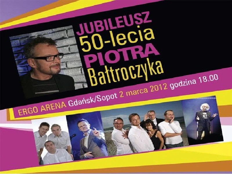 Jubileusz Piotra Bałtroczyka w Trójmieście