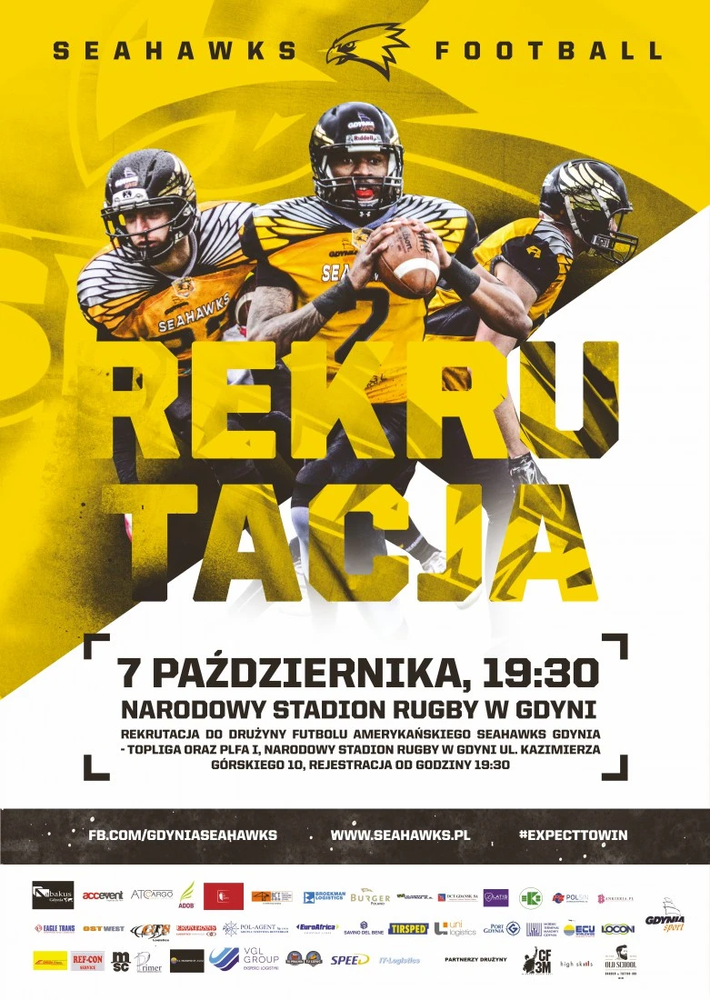 Dołącz do Klubu Futbolu Amerykańskiego Seahawks