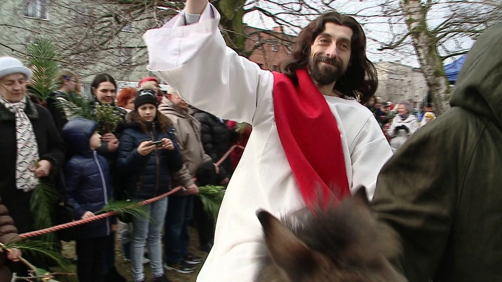Niedziela Palmowa: Jezusa na osiołku przywitali wejherowianie