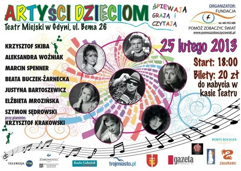 Artyści pomogą dzieciom zobaczyć świat