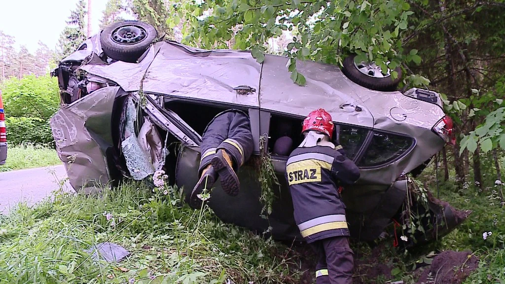 Wypadek na drodze Piaśnica-Wejherowo. Są ranni