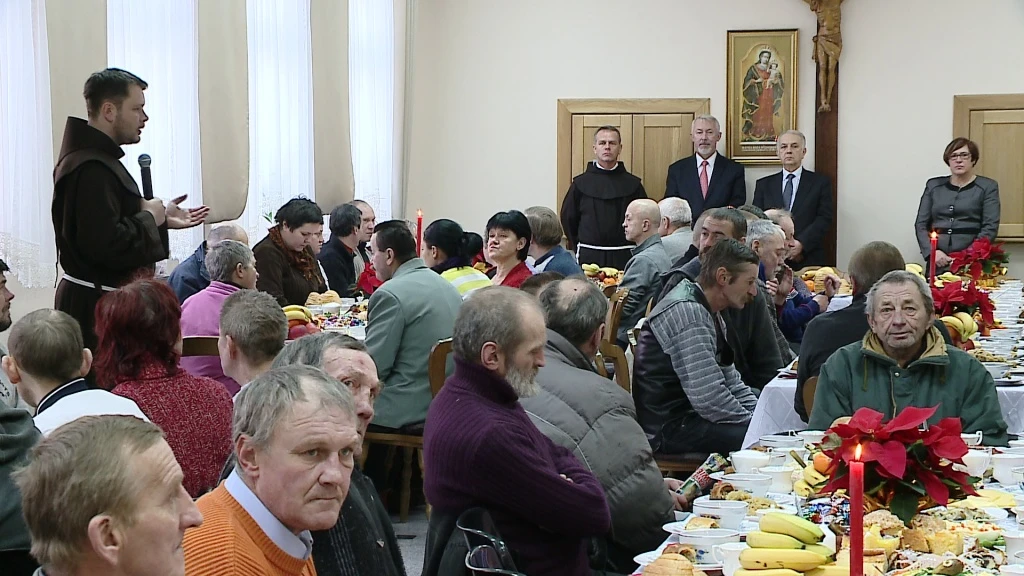 Wigilia w Domu Pielgrzyma w Wejherowie