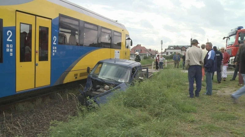 Wypadek na torach we Władysławowie