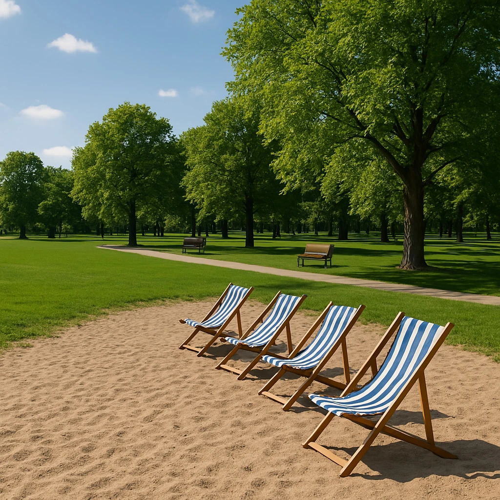Wizualizacje sztucznej plaży