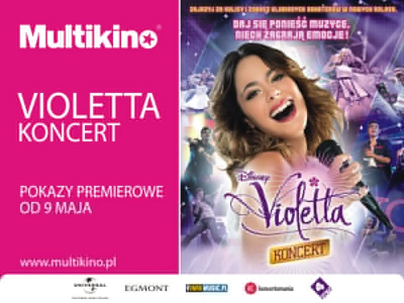 Konkurs! Wygraj bilety na koncert Violetty w Multikinie