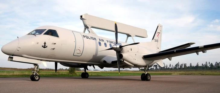 Samoloty Saab 340 AEW/źródło: gov.pl 