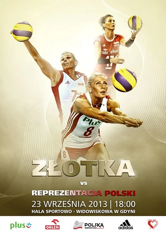 Jubileuszowy mecz "Złotek" w gdyńskiej hali