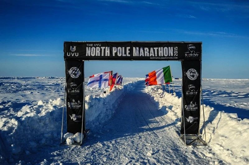 Fot. Materiały prasowe Piotra Sucheni i organizatorów North Pole Marathon