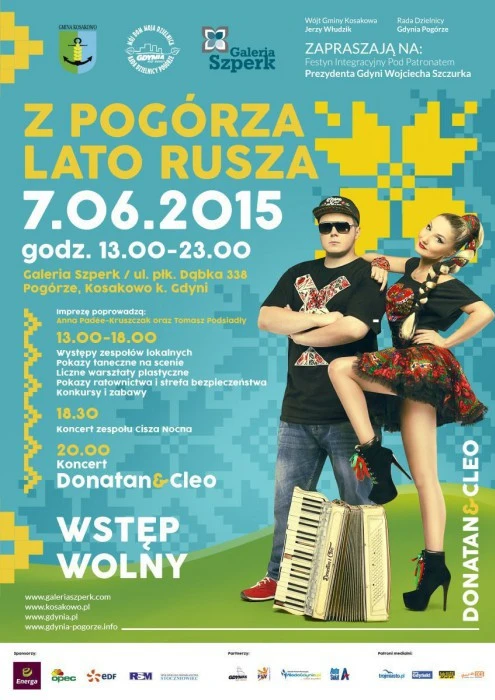 Z Pogórza Lato Rusza. Muzyczną gwiazdą wieczoru - Donatan i Cleo