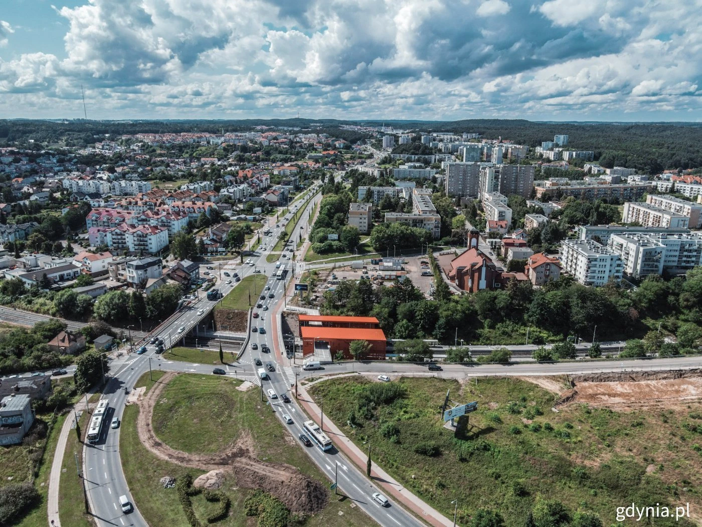 Panorama na węzeł Karwiny // fot. archiwalne Marcin Mielewski/gdynia.pl