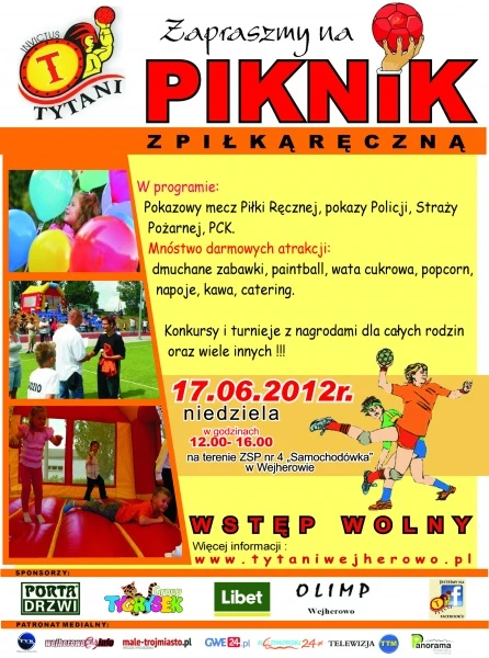 Dziś Piknik z Piłką Ręczną w Wejherowie
