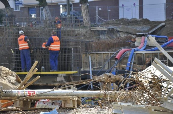 Trwa przebudowa układu drogowego węzła Św. Maksymiliana